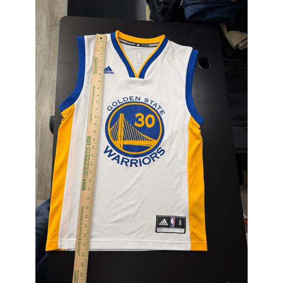 Golden State Warriors Stephen Curry Jersey Adidas NBA Size Small Number 30 - Picture 5 of 12